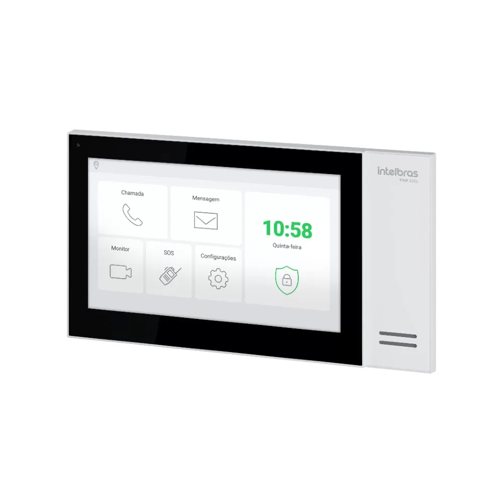 TERMINAL INTERNO VIDEO PORTEIRO IP - TVIP 2221 BRANCO