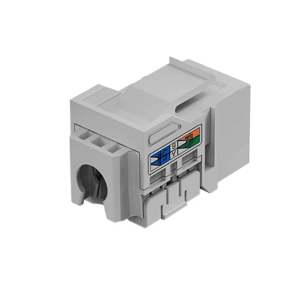 CONECTOR RJ45 FEMEA 90 GRAUS CAT.6 KEYSTONE JACK