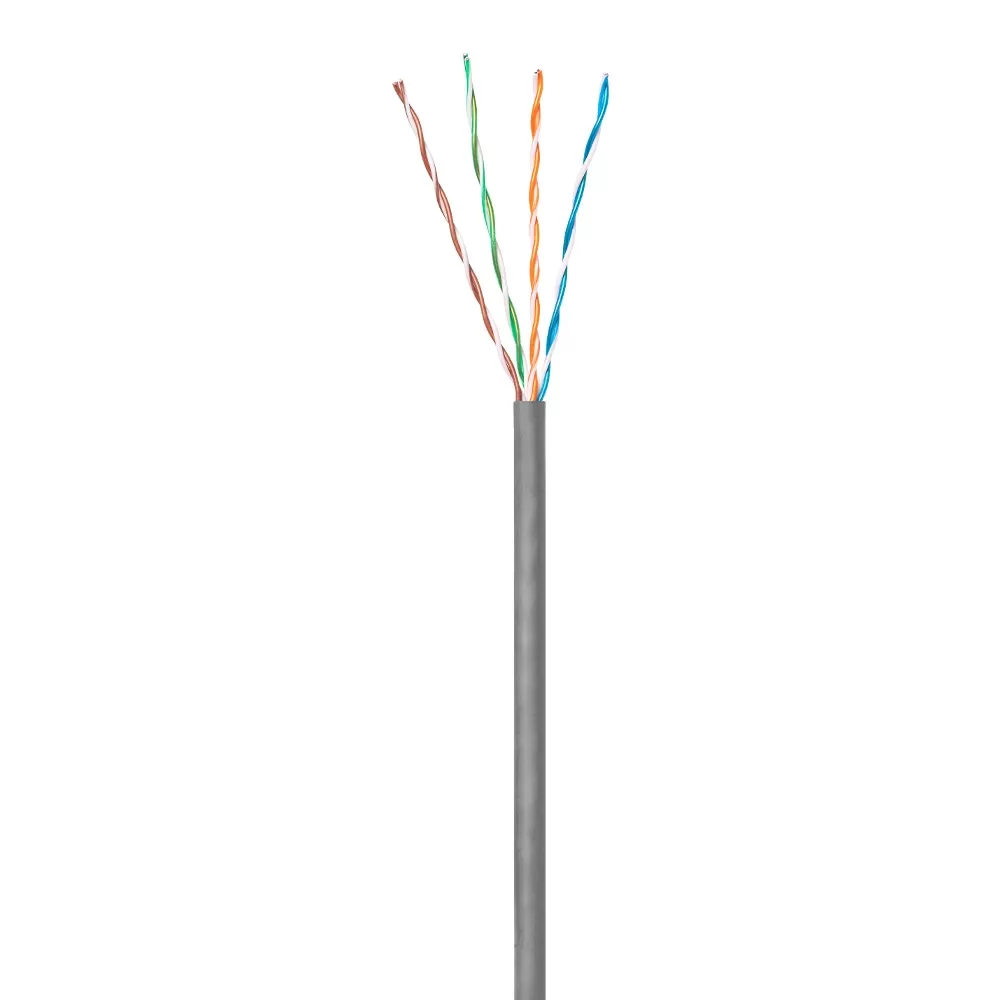 CABO U/UTP CAT.5E 4PX24AWG CMX 100M IMPACT LAN IL5CCZ CINZA